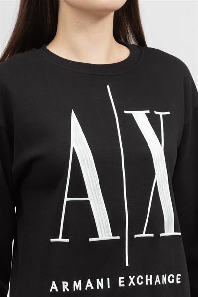 Armani Exchange Kadın Bisiklet Yaka Sweatshirt