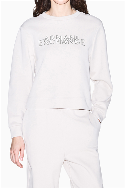 Armani Exchange Kadın Bisiklet Yaka Sweatshirt