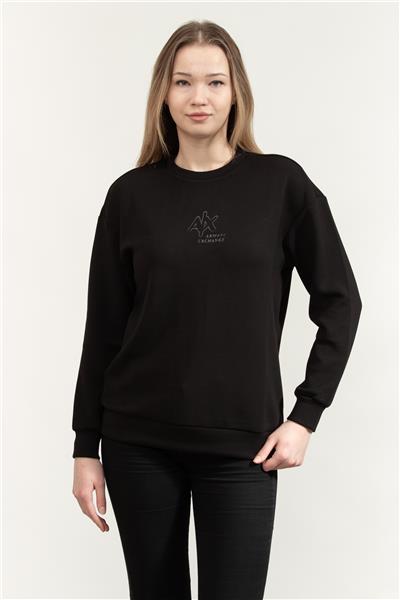 Armani Exchange Kadın Bisiklet Yaka Sweatshirt