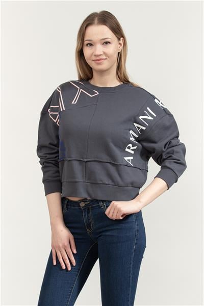 Armani Exchange Kadın Bisiklet Yaka Sweatshirt
