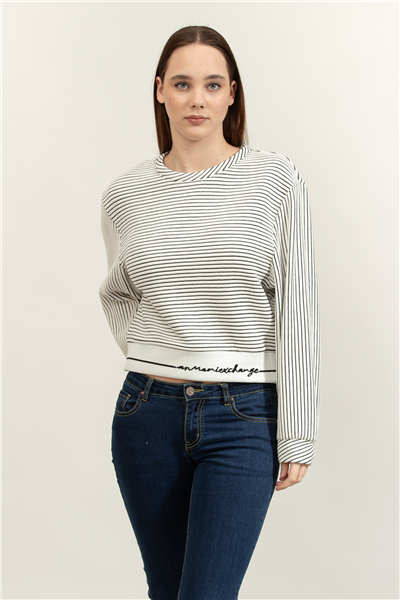Armani Exchange Kadın Bisiklet Yaka Sweatshirt
