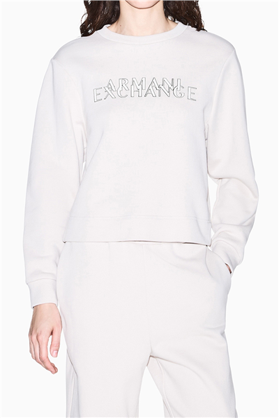 Armani Exchange Kadın Bisiklet Yaka Sweatshirt