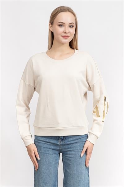 Armani Exchange Kadın Bisiklet Yaka Sweatshirt