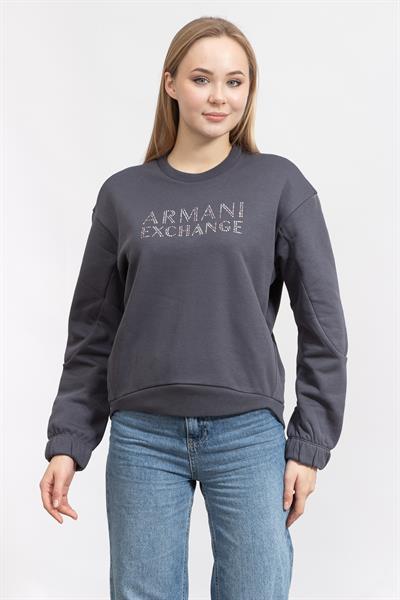 Armani Exchange Kadın Bisiklet Yaka Sweatshirt