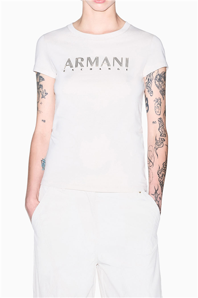 Armani Exchange Kadın Bisiklet Yaka T-Shirt