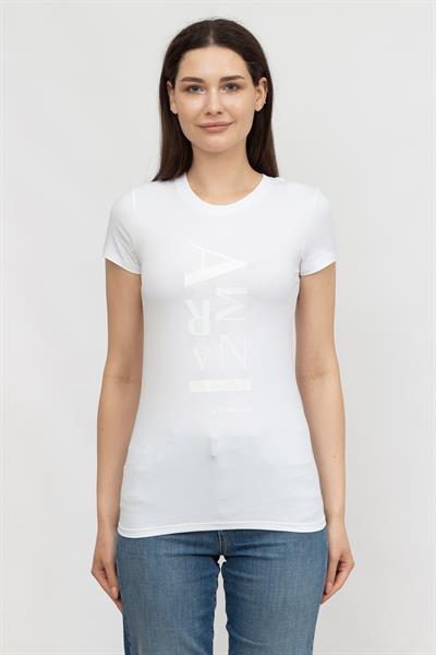 Armani Exchange Kadın Bisiklet Yaka T-Shirt