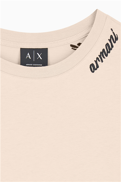 Armani Exchange Kadın Bisiklet Yaka T-Shirt