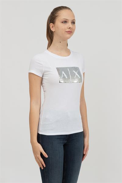 Armani Exchange Kadın Bisiklet Yaka T-Shirt