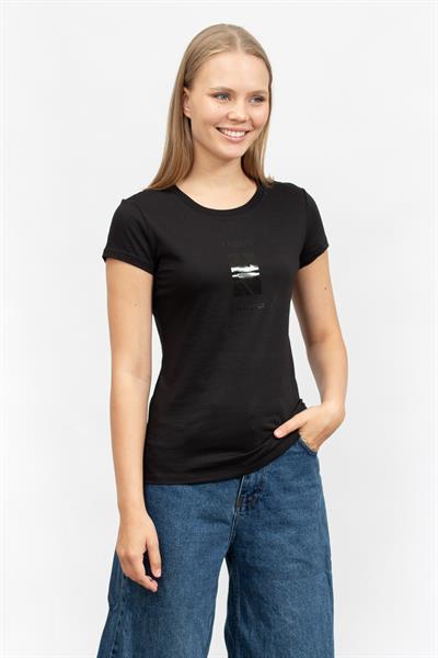 Armani Exchange Kadın Bisiklet Yaka T-Shirt