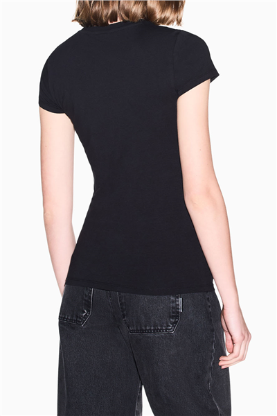 Armani Exchange Kadın Bisiklet Yaka T-Shirt Siyah