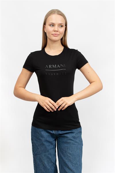 Armani Exchange Kadın Bisiklet Yaka T-Shirt