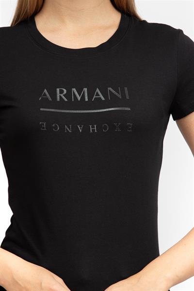 Armani Exchange Kadın Bisiklet Yaka T-Shirt