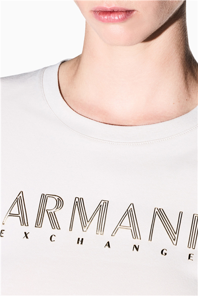 Armani Exchange Kadın Bisiklet Yaka T-Shirt