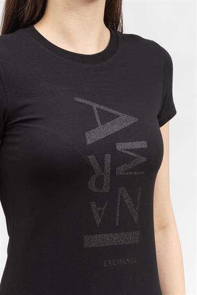Armani Exchange Kadın Bisiklet Yaka T-Shirt