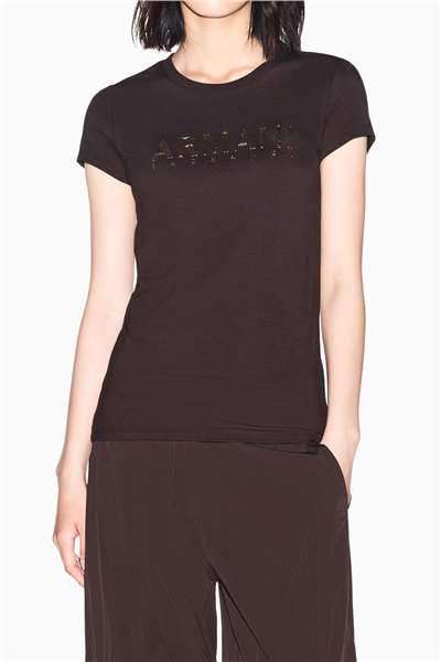 Armani Exchange Kadın Bisiklet Yaka T-Shirt