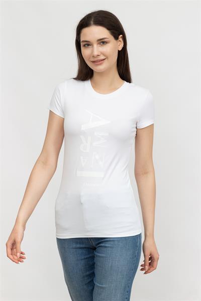 Armani Exchange Kadın Bisiklet Yaka T-Shirt