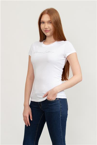 Armani Exchange Kadın Bisiklet Yaka T-Shirt