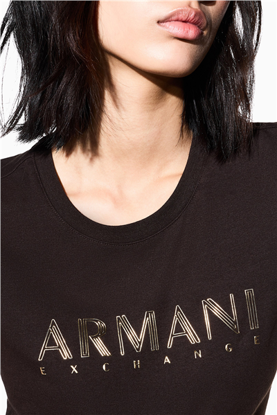 Armani Exchange Kadın Bisiklet Yaka T-Shirt