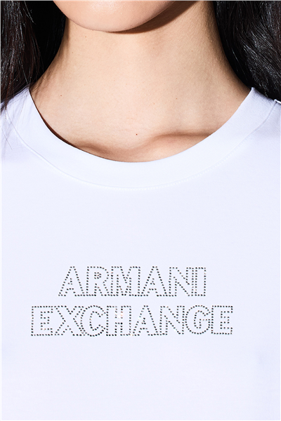 Armani Exchange Kadın Bisiklet Yaka T-Shirt