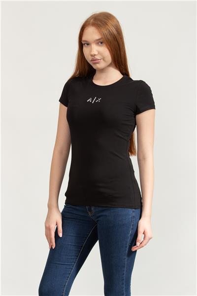 Armani Exchange Kadın Bisiklet Yaka T-Shirt