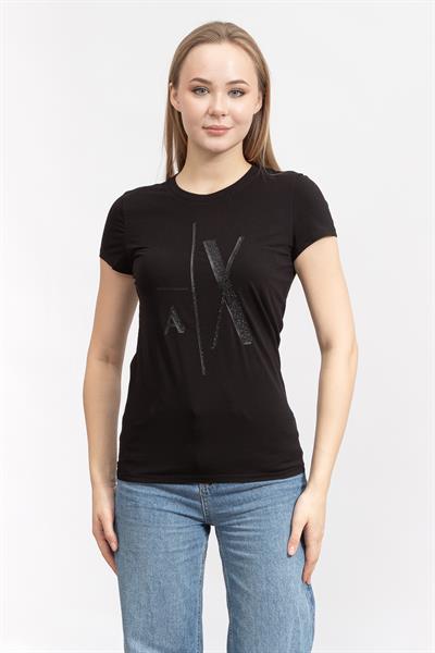Armani Exchange Kadın Bisiklet Yaka T-Shirt
