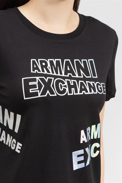 Armani Exchange Kadın Bisiklet Yaka T-Shirt
