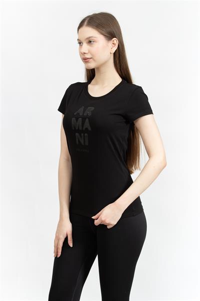 Armani Exchange Kadın Bisiklet Yaka T-Shirt