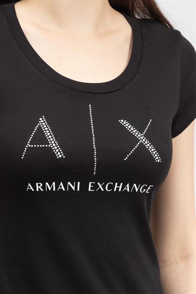 Armani Exchange Kadın Bisiklet Yaka T-Shirt