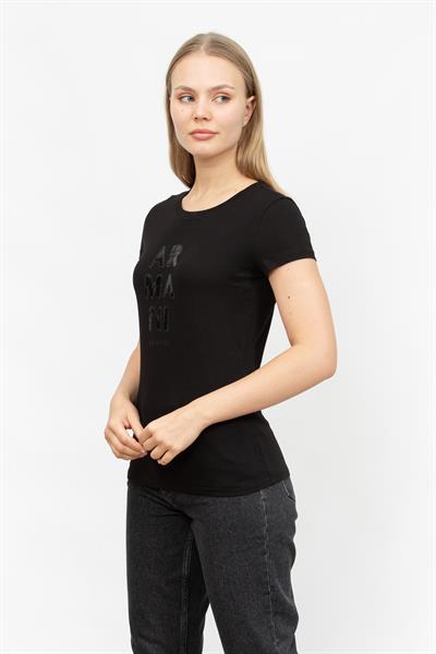 Armani Exchange Kadın Bisiklet Yaka T-Shirt