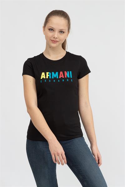 Armani Exchange Kadın Bisiklet Yaka T-Shirt