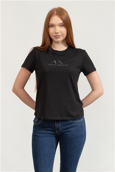 Armani Exchange Kadın Bisiklet Yaka T-Shirt