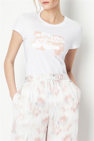 Armani Exchange Kadın Bisiklet Yaka T-Shirt