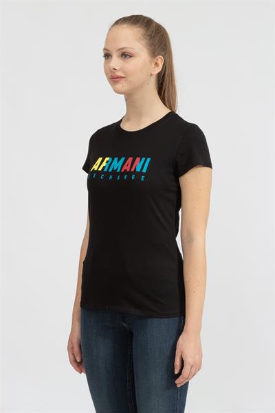 Armani Exchange Kadın Bisiklet Yaka T-Shirt