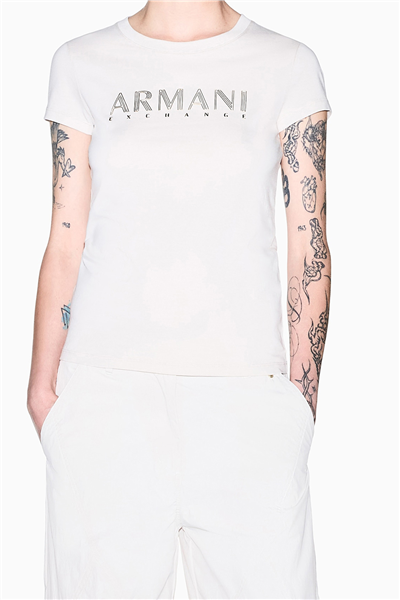 Armani Exchange Kadın Bisiklet Yaka T-Shirt