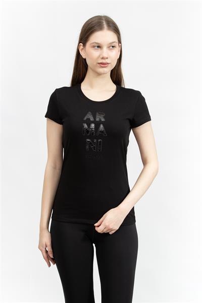 Armani Exchange Kadın Bisiklet Yaka T-Shirt