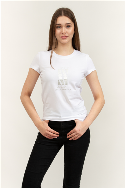 Armani Exchange Kadın Bisiklet Yaka T-Shirt