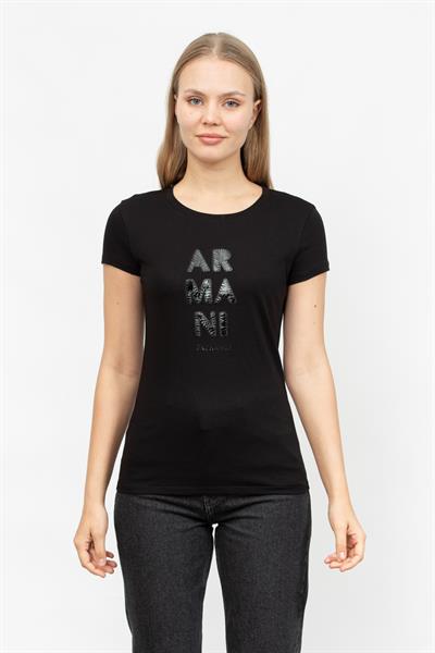 Armani Exchange Kadın Bisiklet Yaka T-Shirt