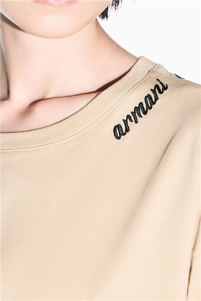 Armani Exchange Kadın Bisiklet Yaka T-Shirt