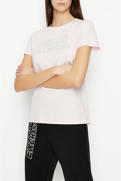 Armani Exchange Kadın Bisiklet Yaka T-Shirt