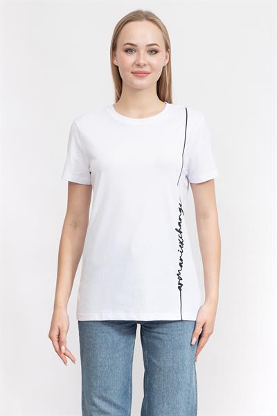 Armani Exchange Kadın Bisiklet Yaka T-Shirt