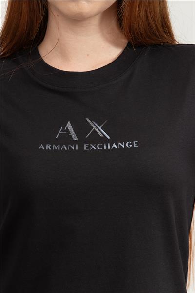 Armani Exchange Kadın Bisiklet Yaka T-Shirt