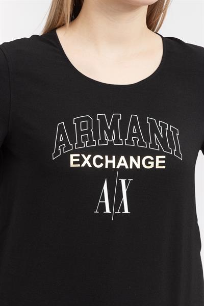 Armani Exchange Kadın Bisiklet Yaka T-Shirt