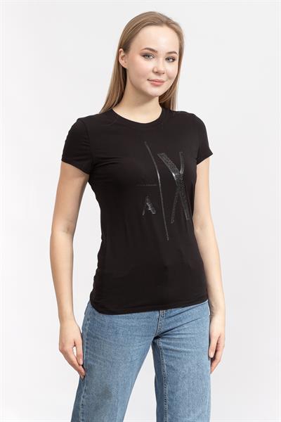 Armani Exchange Kadın Bisiklet Yaka T-Shirt