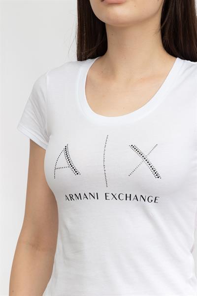 Armani Exchange Kadın Bisiklet Yaka T-Shirt