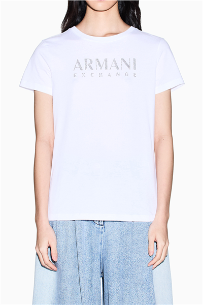 Armani Exchange Kadın Bisiklet Yaka T-Shirt