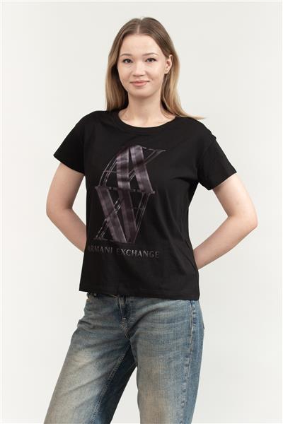 Armani Exchange Kadın Bisiklet Yaka T-Shirt