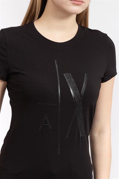 Armani Exchange Kadın Bisiklet Yaka T-Shirt
