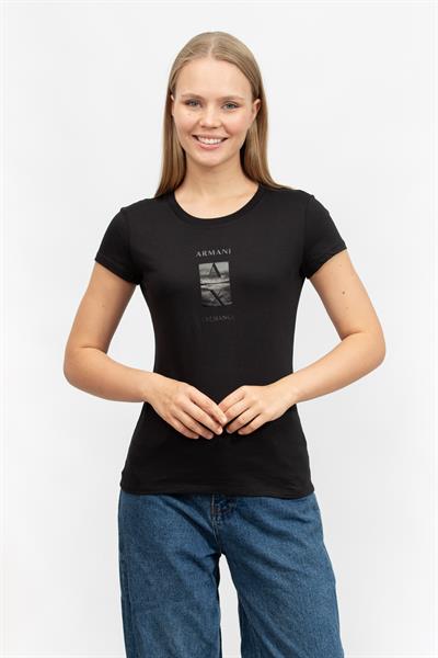 Armani Exchange Kadın Bisiklet Yaka T-Shirt
