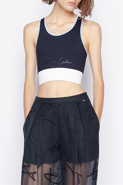 Armani Exchange Kadın Bisiklet Yaka T-Shirt