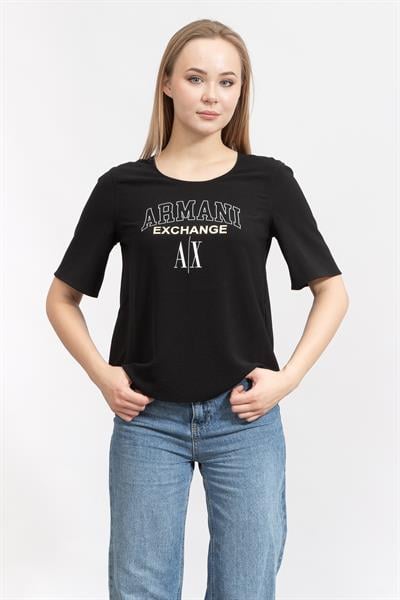 Armani Exchange Kadın Bisiklet Yaka T-Shirt